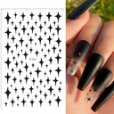 Cherry Blossom 3D Nail Decals Set Luxurious Nail Stickers