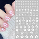 Cherry Blossom 3D Nail Decals Set Luxurious Nail Stickers