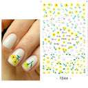Cherry Blossom 3D Nail Decals Set Luxurious Nail Stickers