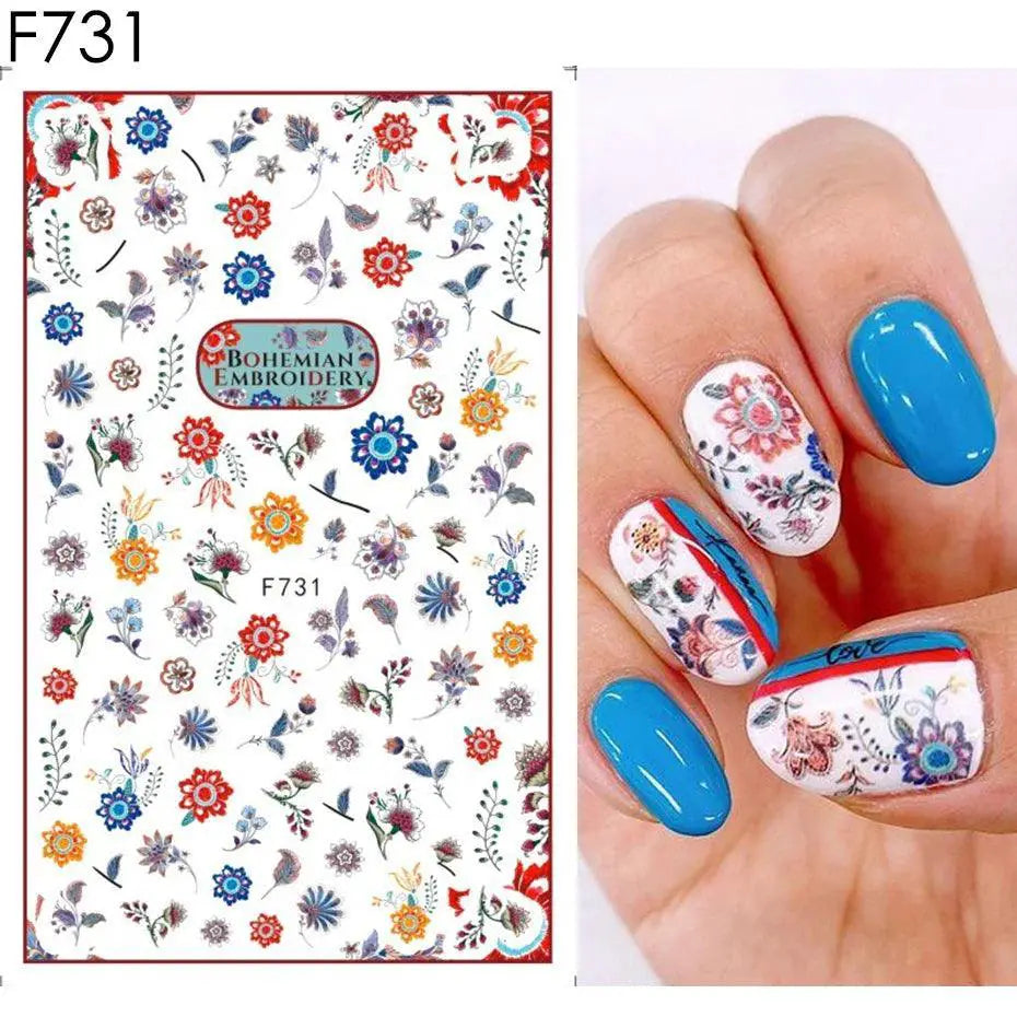 Nail Decals for Pros and Beginners — F845
