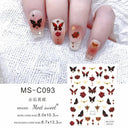 Cherry Blossom 3D Nail Decals Set Luxurious Nail Stickers