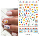 Cherry Blossom 3D Nail Decals Set Luxurious Nail Stickers