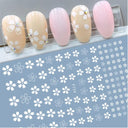 Cherry Blossom 3D Nail Decals Set Luxurious Nail Stickers