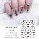 Cherry Blossom 3D Nail Decals Set Luxurious Nail Stickers