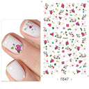 Cherry Blossom 3D Nail Decals Set Luxurious Nail Stickers