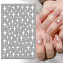 Cherry Blossom 3D Nail Decals Set Luxurious Nail Stickers
