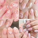 Cherry Blossom 3D Nail Decals Set Luxurious Nail Stickers