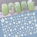 Cherry Blossom 3D Nail Decals Set Luxurious Nail Stickers