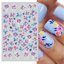 Cherry Love 3D Nail Art Sticker Set Russian Letter Decal Glam