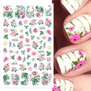 Cherry Love 3D Nail Art Sticker Set Russian Letter Decal Glam