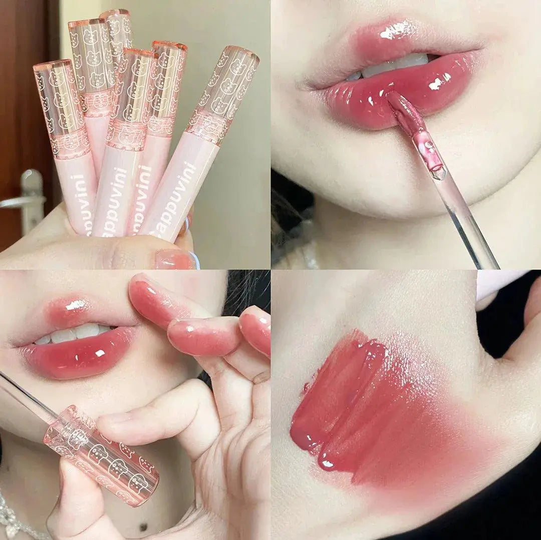 Cherry Pink Lip Oil Hydrates And Enhances Lips Shine
