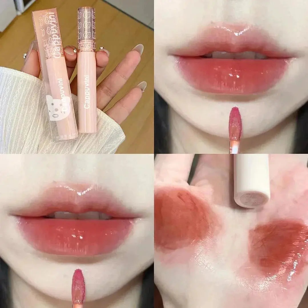 Cherry Pink Lip Oil Hydrates And Enhances Lips Shine