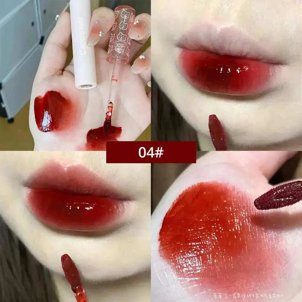 Cherry Pink Lip Plumper Matte Gloss Long Lasting Moisture
