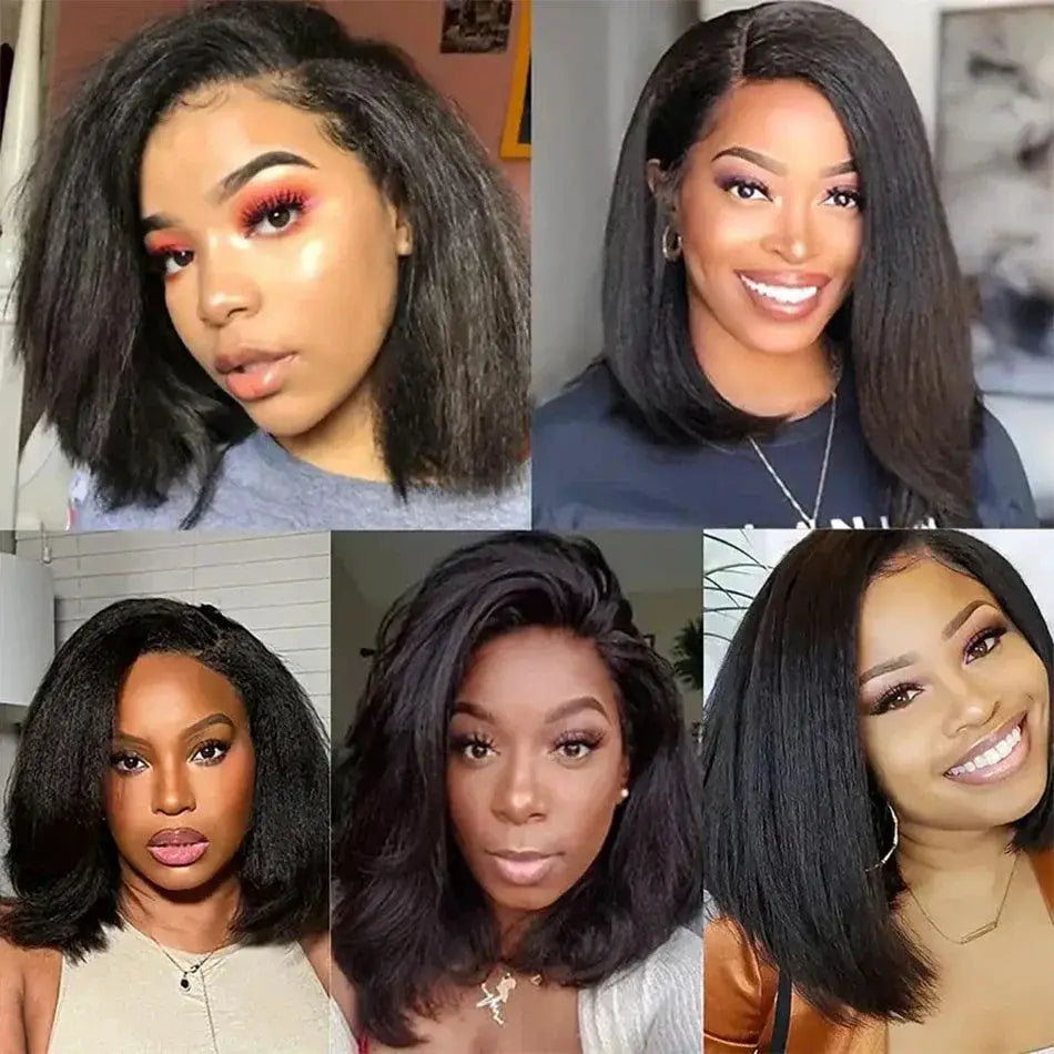 Chic Brazilian Remy Bob Lace Front Wig for Effortless Style