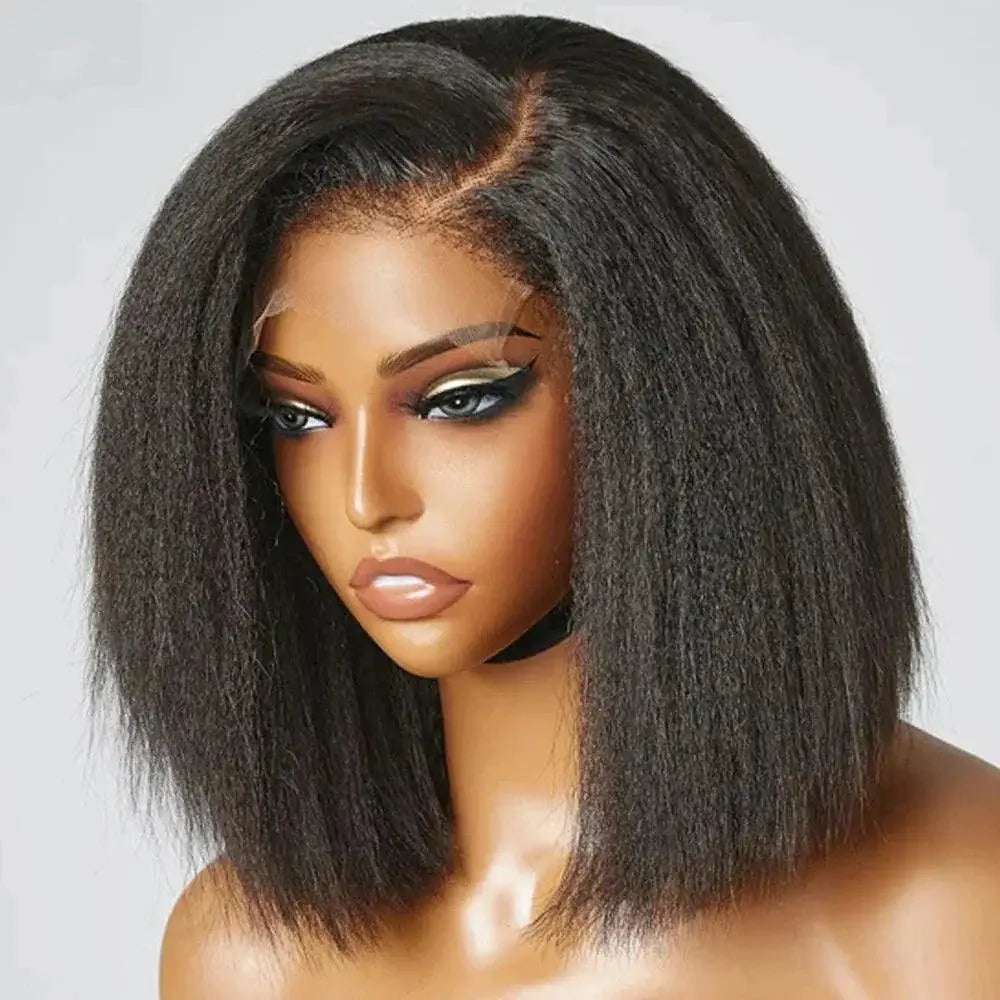 Chic Brazilian Remy Bob Lace Front Wig for Effortless Style