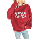Chic Christmas Letter Print Pullover Sweater for Women