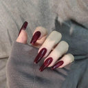 Chic Geometric Acrylic Nail Collection Vibrant Trendy False Nails