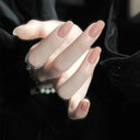 Chic Geometric Acrylic Nail Collection Vibrant Trendy False Nails