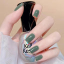 Chic Geometric Acrylic Nail Collection Vibrant Trendy False Nails