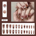 Chic Holiday Pink French Press-On Nails Set 24 Designs