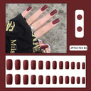 Chic Holiday Pink French Press-On Nails Set 24 Designs