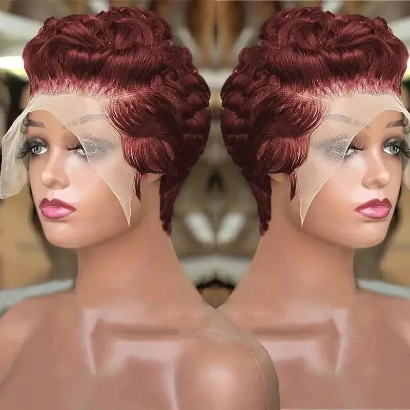 Chic Pixie Curly Lace Frontal Wig for Effortless Upgrade