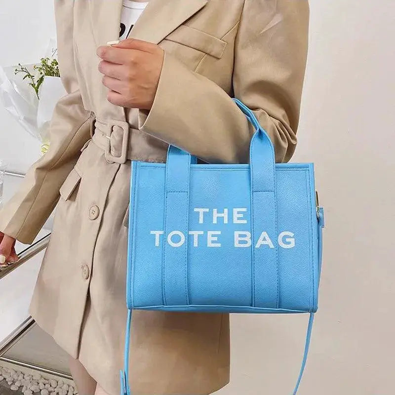 Chic PU Leather Tote Bag Handbag With Versatile Design