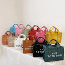 Chic PU Leather Tote Stylish Handbag with Versatile Design