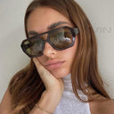 Chic Vintage Square Sunglasses for Men and Women Thick Frame