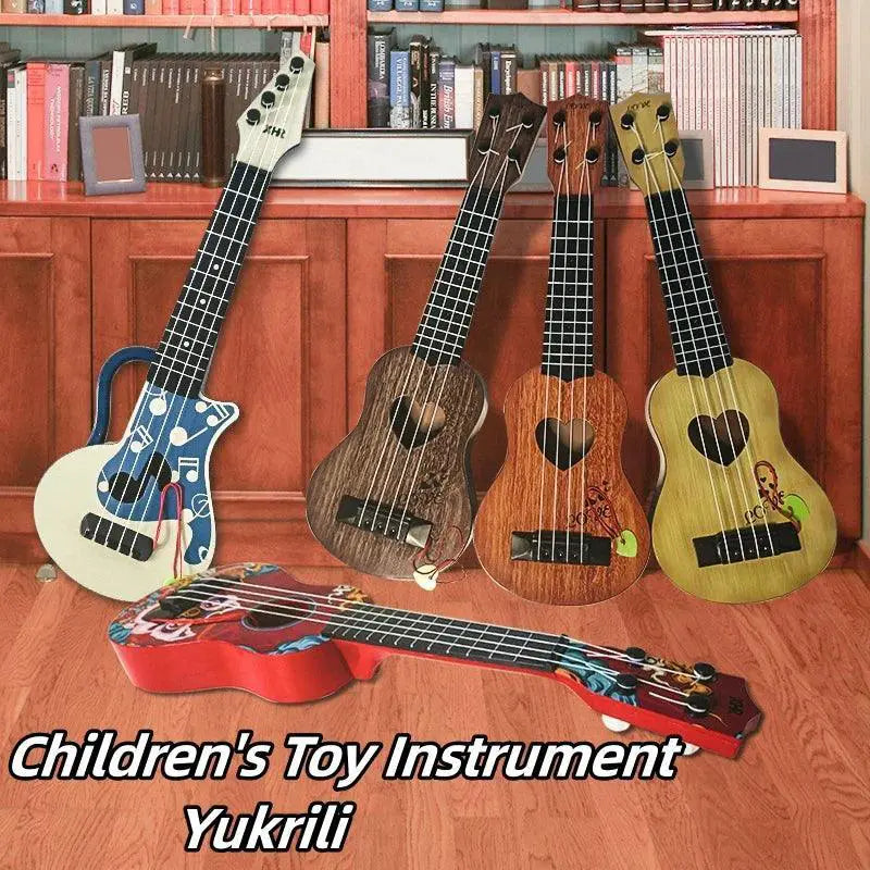 Yukrili Toys Guitar For Kids Pluck Strings And Play