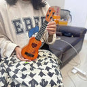 Children Can Pluck Strings And Play Yukrili Toys Guitar