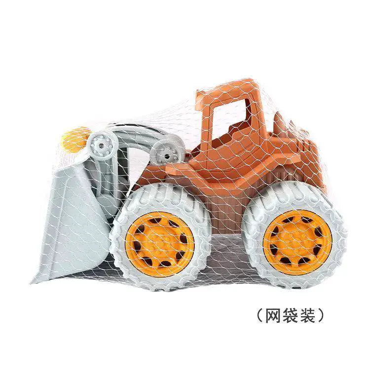 Kids Beach Toy Wheat Straw Engineering Vehicle Bulldozer