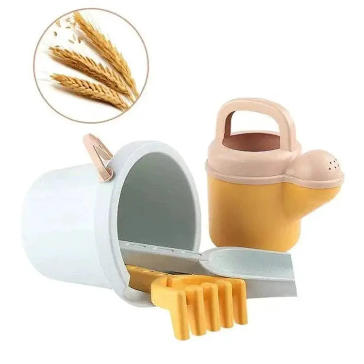 Kids Beach Toy Wheat Straw Engineering Vehicle Bulldozer