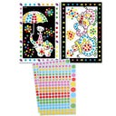 Children's Dot Coloring Book Interactive Cartoon Animal Mosaic Kit