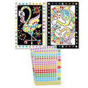 Children's Dot Coloring Book Interactive Cartoon Animal Mosaic Kit