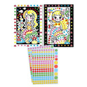 Children's Dot Coloring Book Interactive Cartoon Animal Mosaic Kit