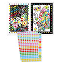 Children's Dot Coloring Book Interactive Cartoon Animal Mosaic Kit