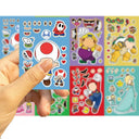 Children's Mario Face DIY Puzzle Sticker Set Fun Gift Toy
