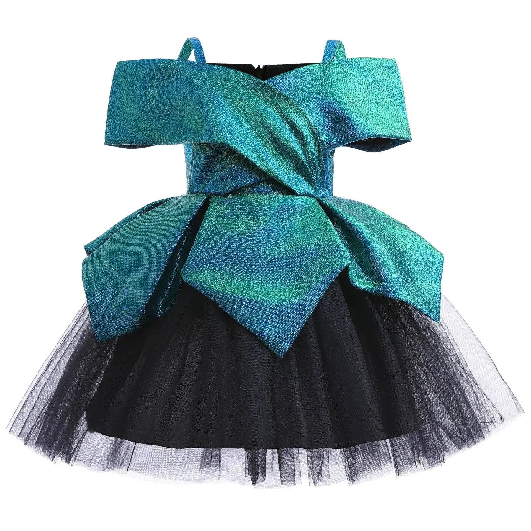 Girls Princess Wedding Party Dress Elegant Versatile Outfit