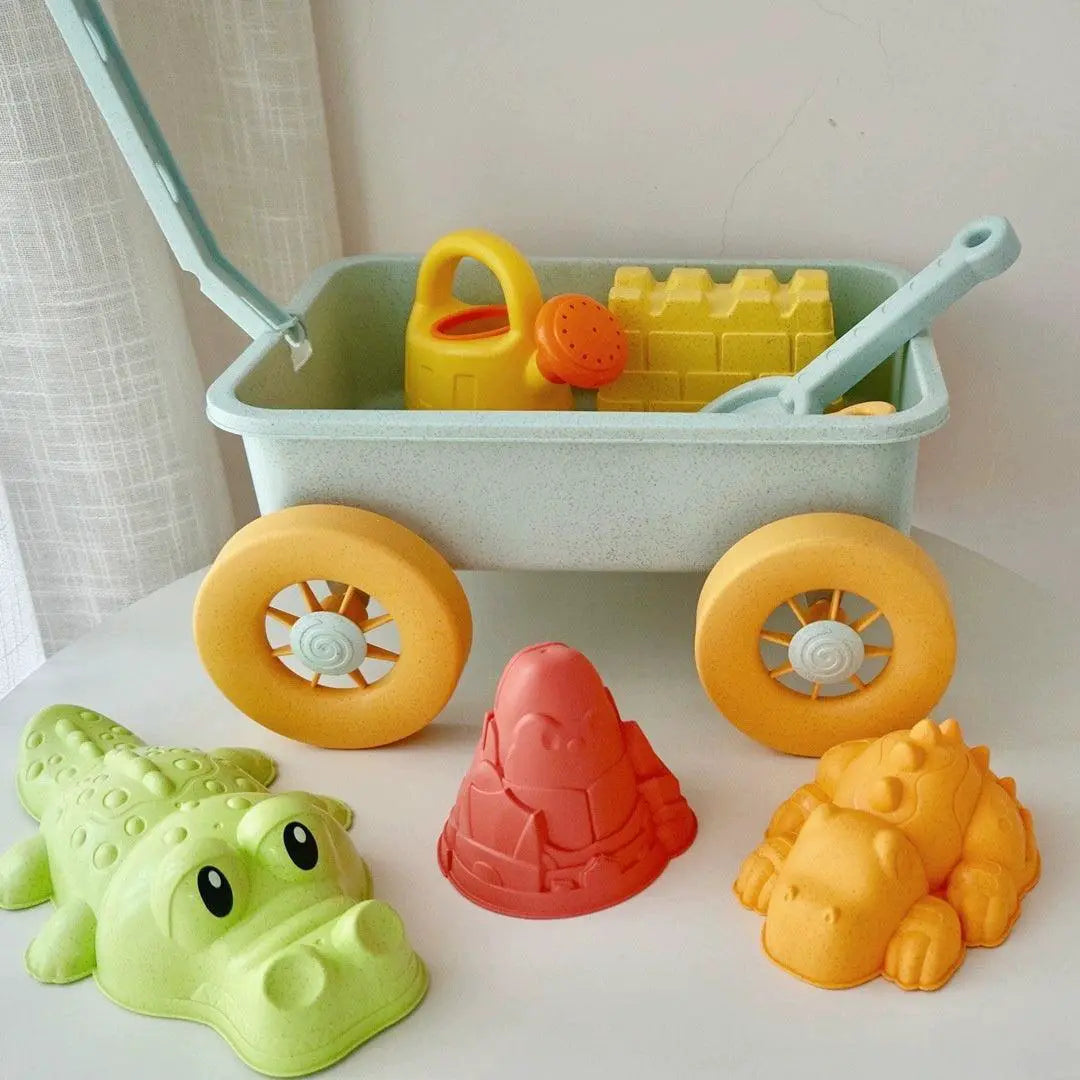 Kids Small Straw Beach Toys Set For Fun Summer Play