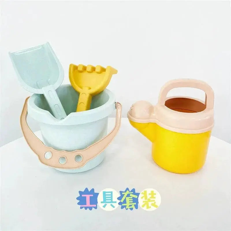 Kids Small Straw Beach Toys Set For Fun Summer Play