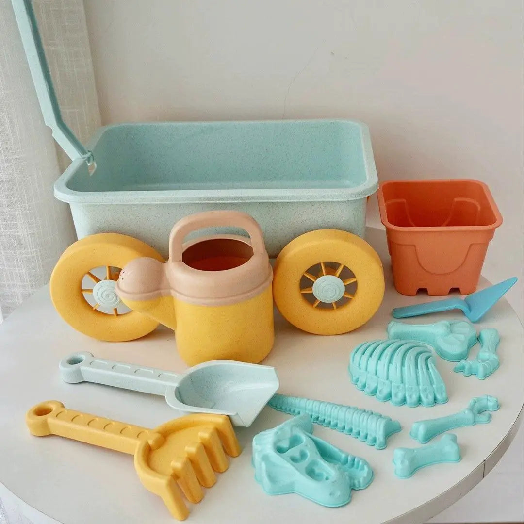 Kids Small Straw Beach Toys Set For Fun Summer Play
