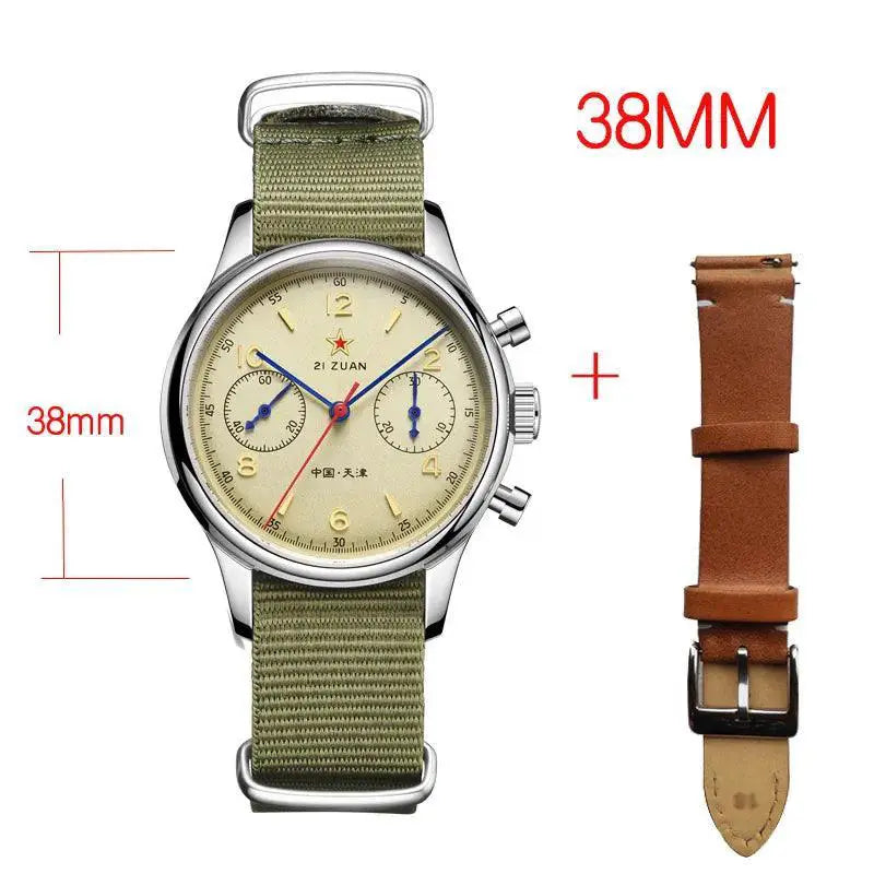 Pilot Aviation Chronograph Watch Vintage Men's Timepiece