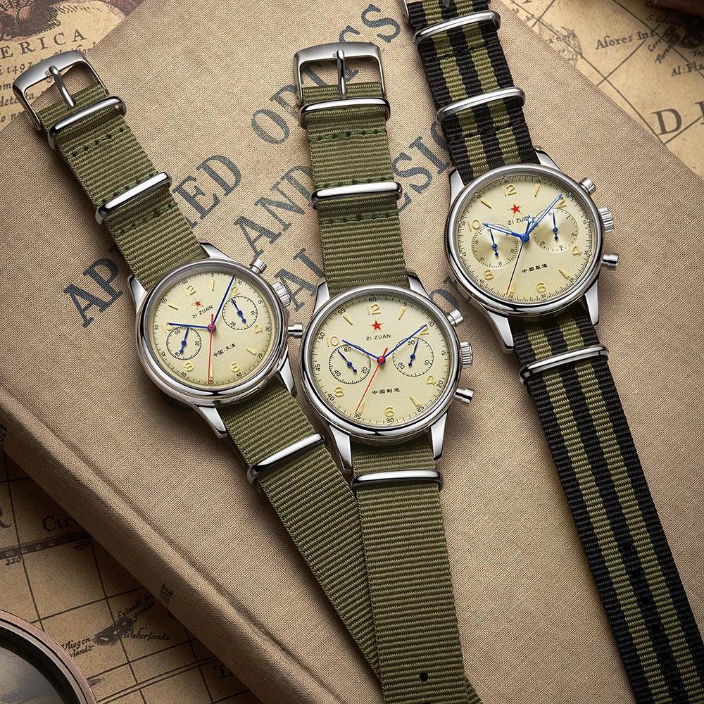 Pilot Aviation Chronograph Watch Vintage Men's Timepiece