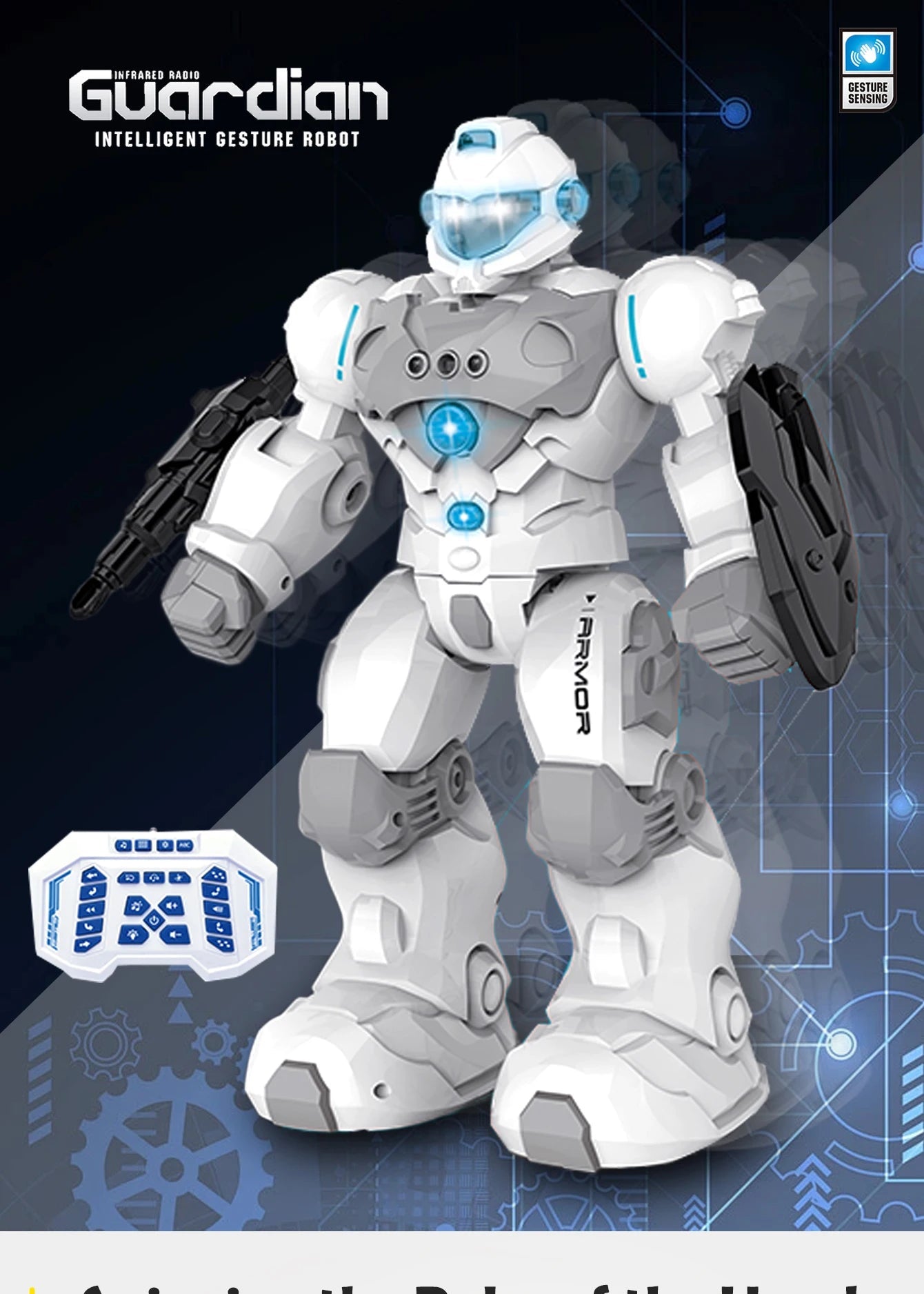 Choice Gesture Sensing Robot 2 4G Remote Dancing Singing Puzzle Toy Ages 6 To 12