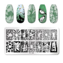 Christmas Snowflake Nail Art Stamping Plates Unique Designs