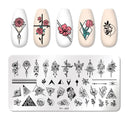 Christmas Snowflake Nail Art Stamping Plates Unique Designs