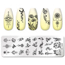 Christmas Snowflake Nail Art Stamping Plates Unique Designs