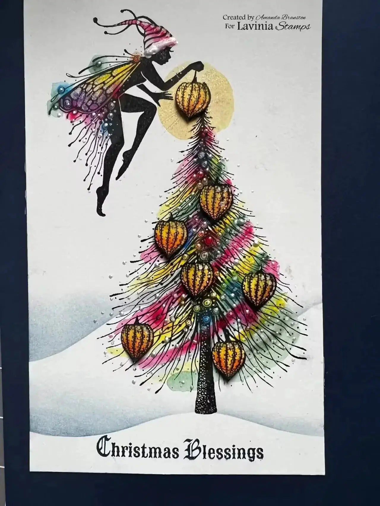 Christmas Tree And Snowflake Craft Stamps And Dies Set