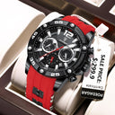 Chronograph Watch Military Quartz Timepiece for Men